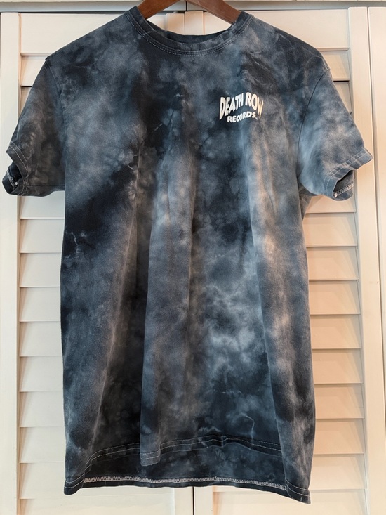 Ripple Junction Other - Ripple Junction Black & Gray Tie-Dye Death Row Records Tee - Size M